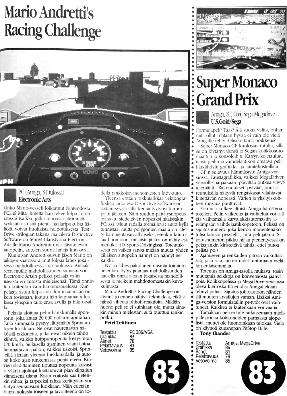 Super Monaco Grand Prix